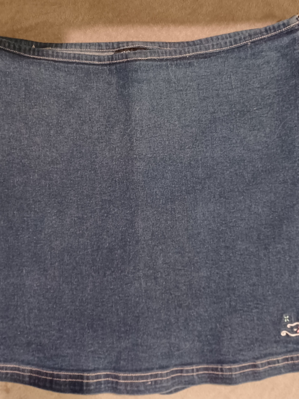 JUNIORS SIZE 15- No Boundaries Dark Blue Denim Skort.